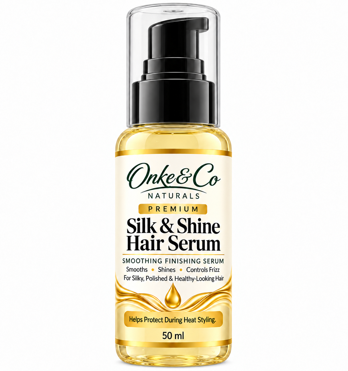 Onke & Co Naturals Silk & Shine Hair Serum 50ml